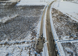 北海道横断自動車道 釧路市 湯波内改良工事
