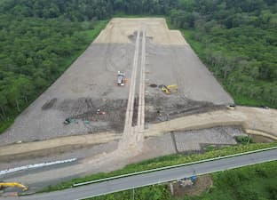 一般国道44号 厚岸町 サンヌシ中央改良工事